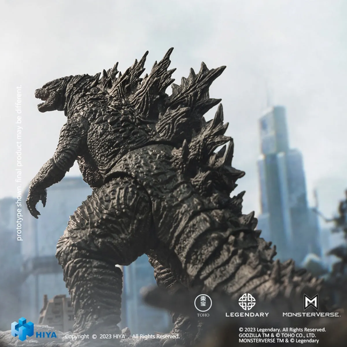 HiPlay HIYA Godzila vs. Kong: Highly Articulated Godzila Exquisite Basic Series Monster Action Figure