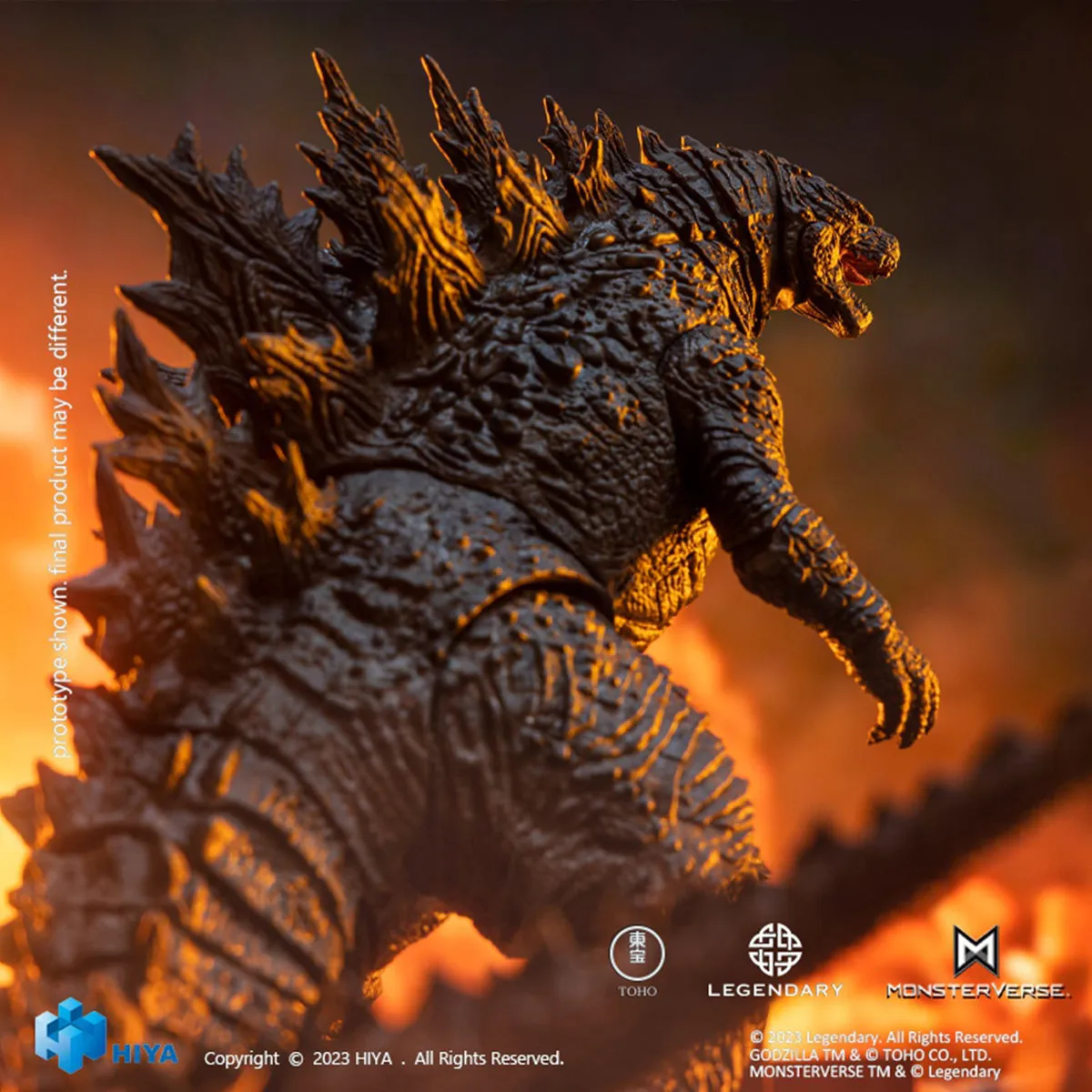 HiPlay HIYA Godzila vs. Kong: Highly Articulated Godzila Exquisite Basic Series Monster Action Figure