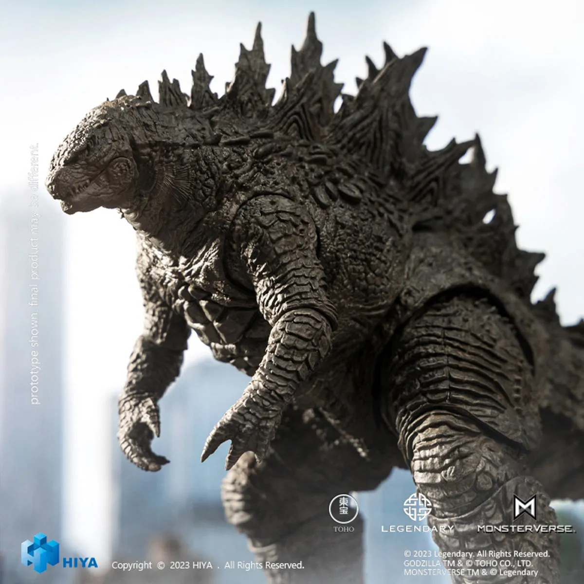 HiPlay HIYA Godzila vs. Kong: Highly Articulated Godzila Exquisite Basic Series Monster Action Figure