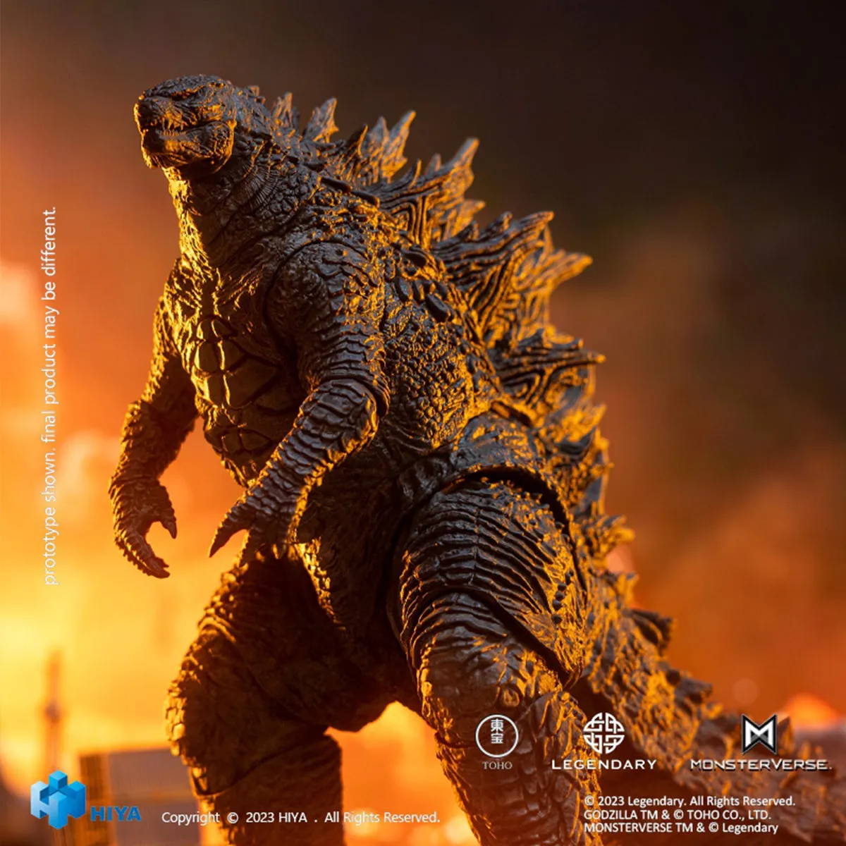 HiPlay HIYA Godzila vs. Kong: Highly Articulated Godzila Exquisite Basic Series Monster Action Figure