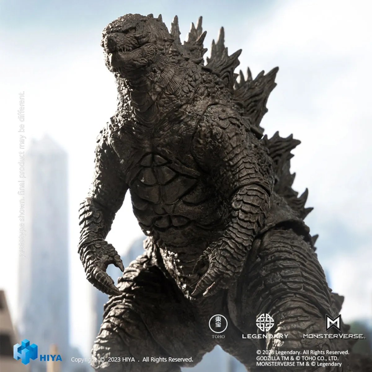 HiPlay HIYA Godzila vs. Kong: Highly Articulated Godzila Exquisite Basic Series Monster Action Figure