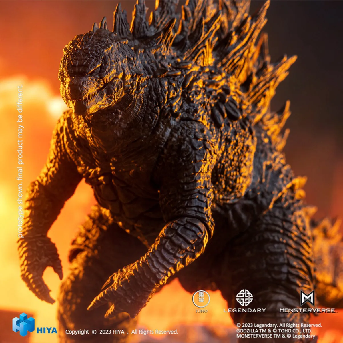 HiPlay HIYA Godzila vs. Kong: Highly Articulated Godzila Exquisite Basic Series Monster Action Figure