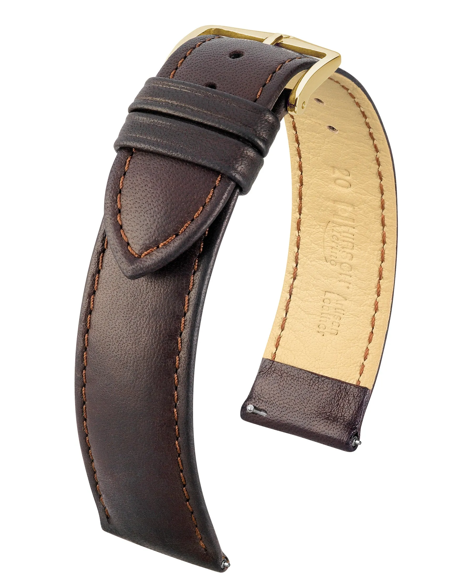 HIRSCH MERINO French Nappa Sheepskin Watch Strap  012 06