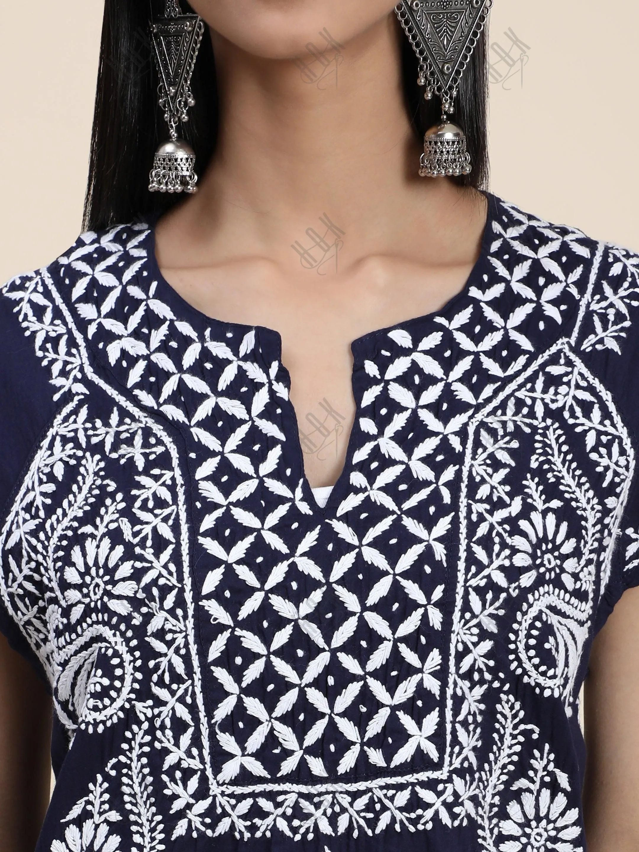 HOK Chikankari Tunic for Women