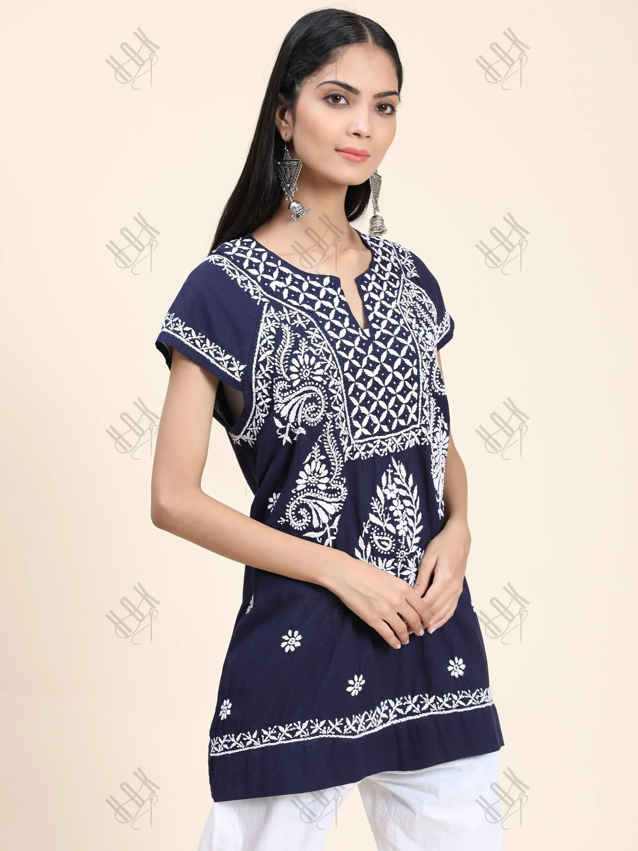 HOK Chikankari Tunic for Women