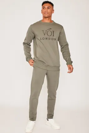 Homerton Crew Tracksuit- Khaki