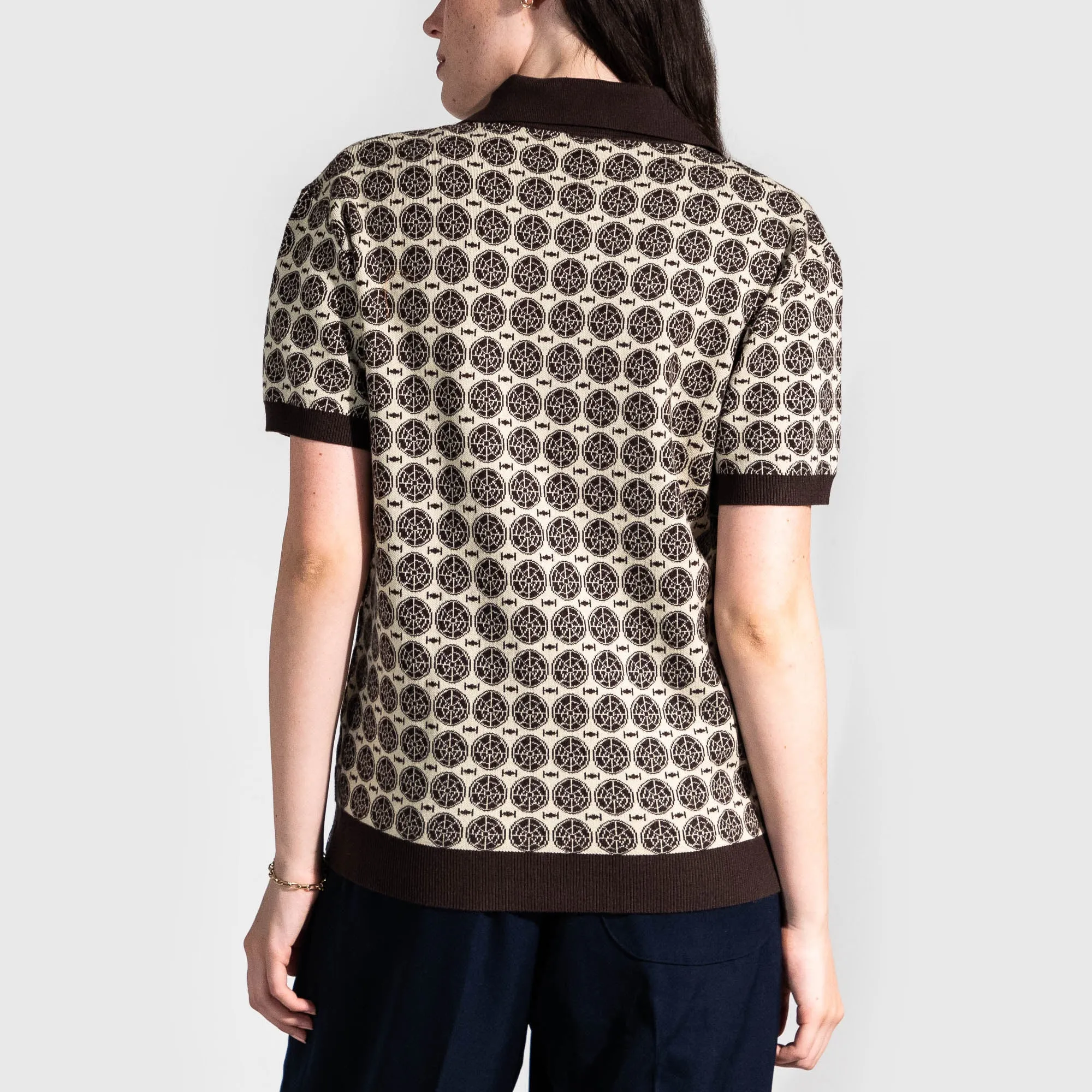 Imperial Pattern Knit Polo