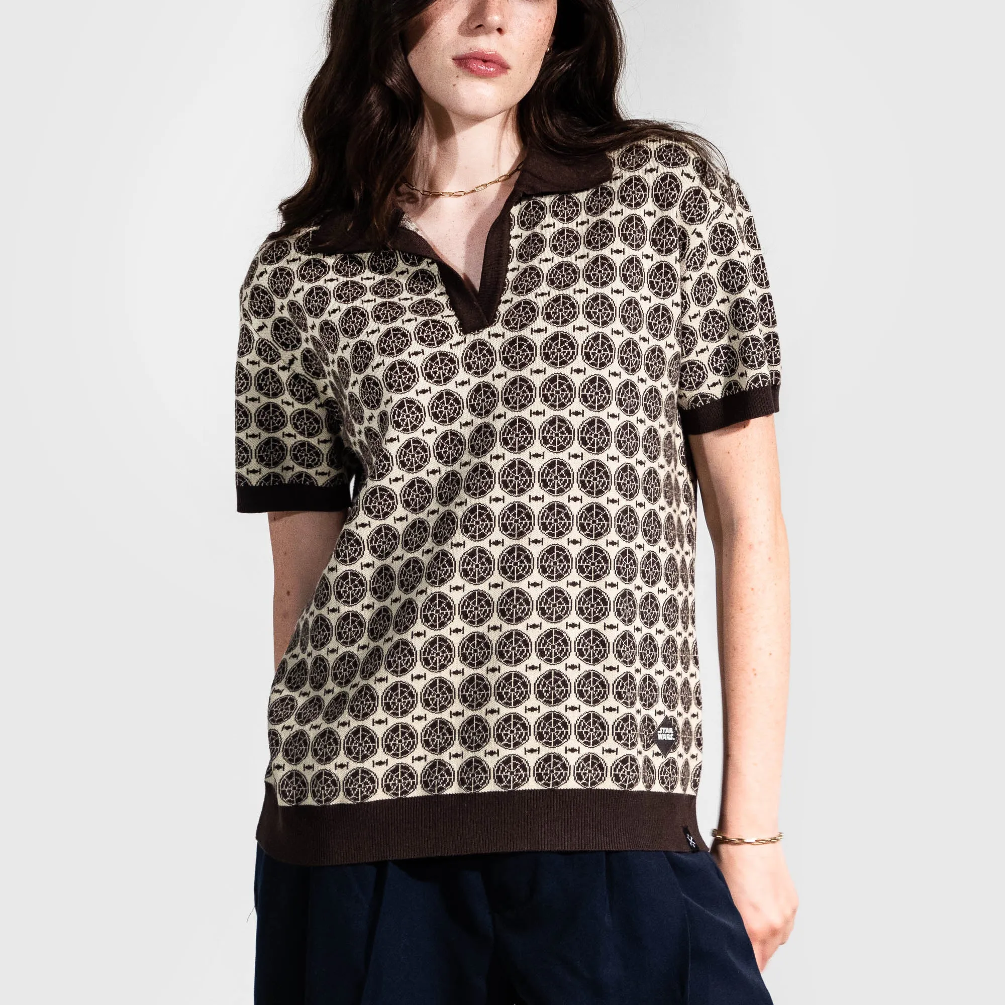 Imperial Pattern Knit Polo