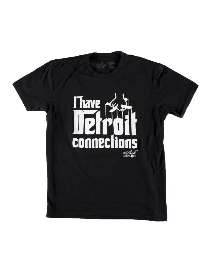 Ink Detroit I Have Detroit Connections Toddler T-Shirt - Black