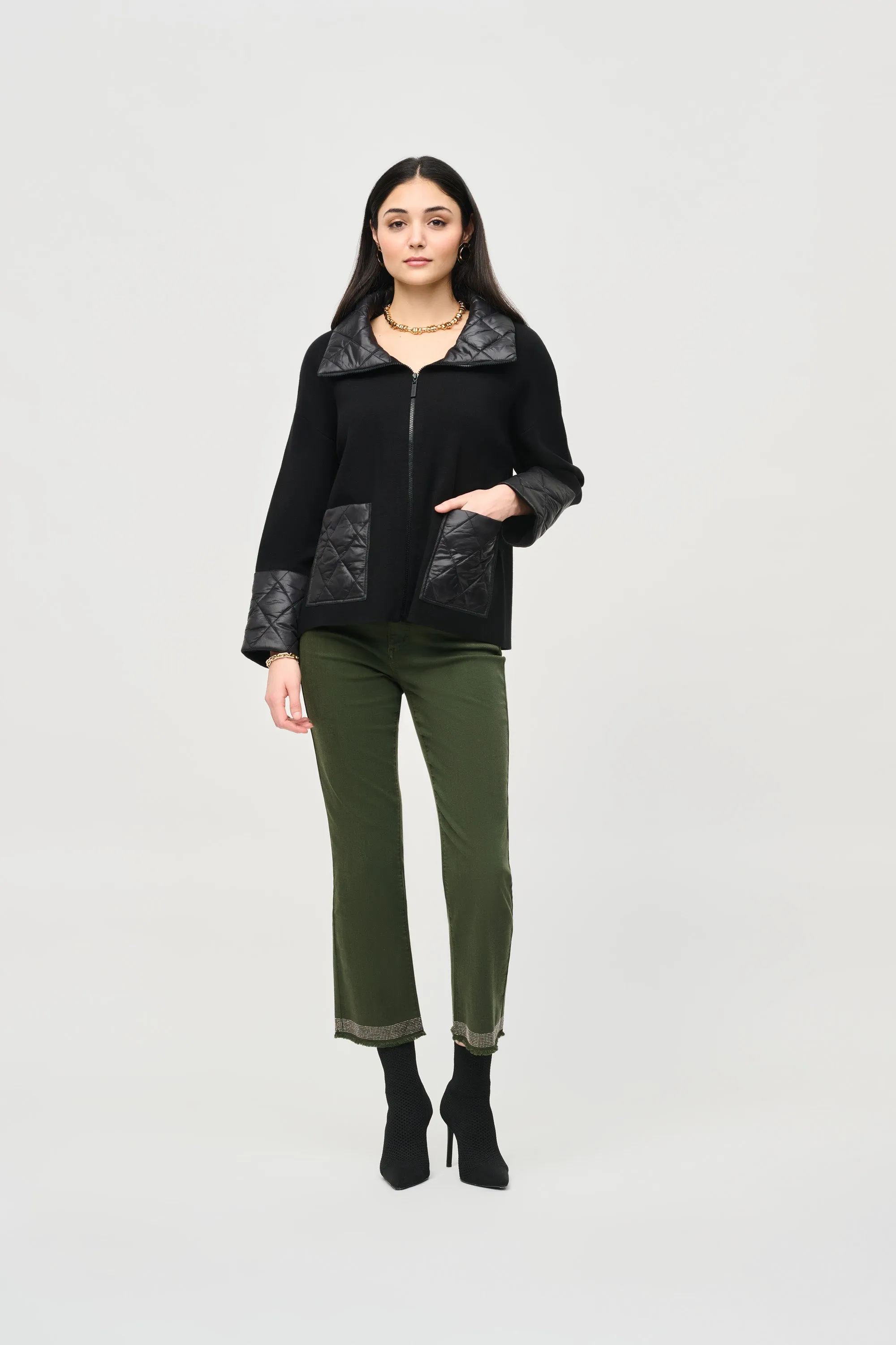 Joseph Ribkoff - 243933 Knit Padded Jacket