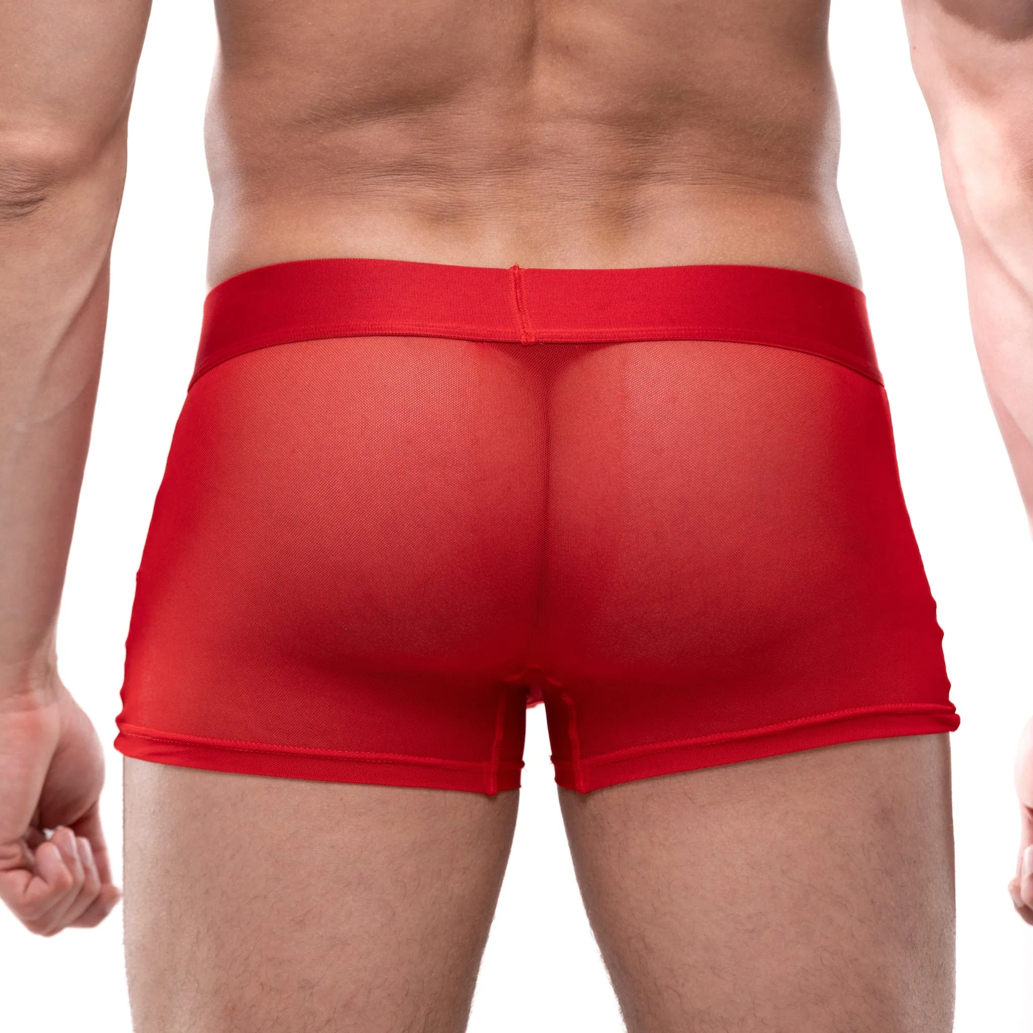 Just The Bones Sheer Trunk Red