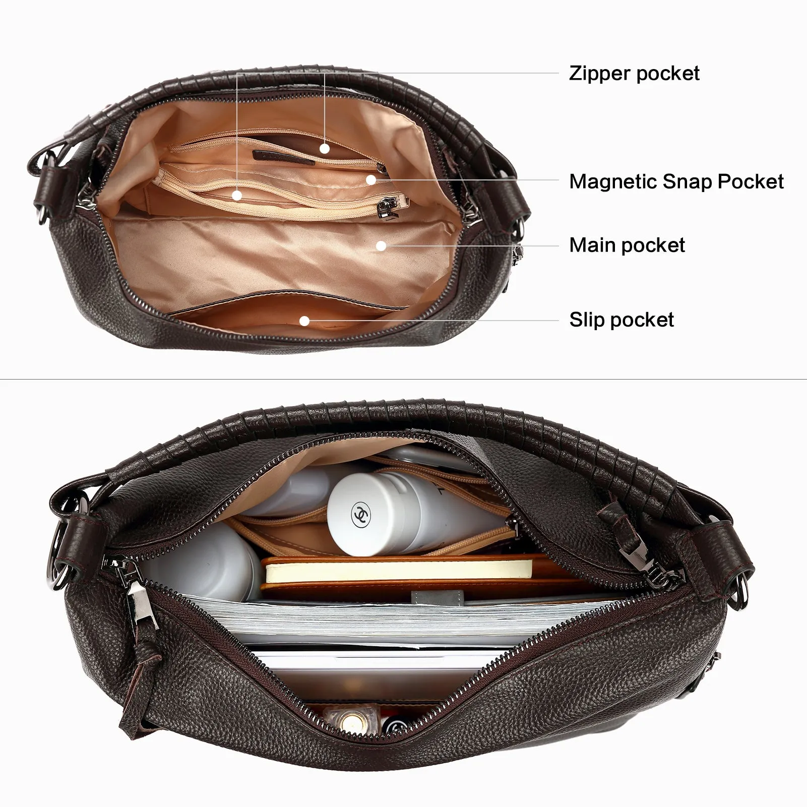 Kweli Stylish Concealed Carry Hobo Bag - Perfect for Any Occasion