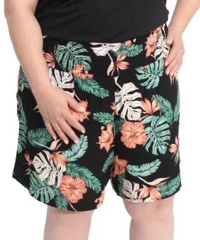 Ladies Printed Rayon Shorts