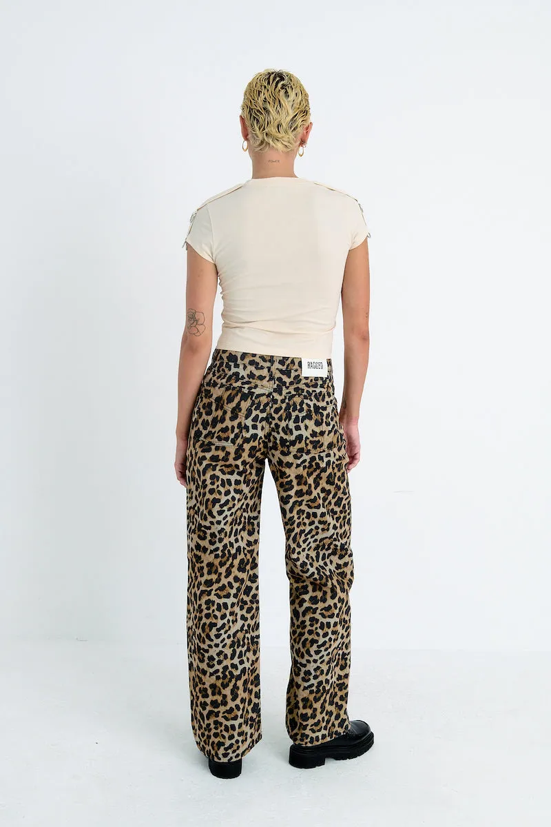 Leopard Release Jean