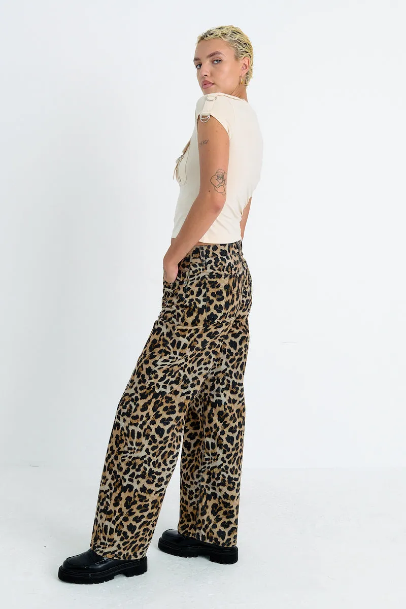 Leopard Release Jean