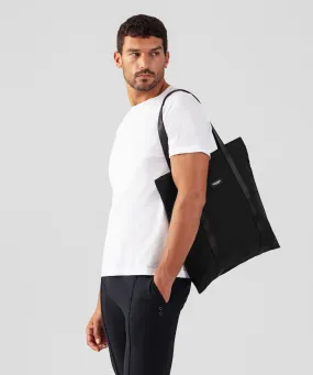 Light Ripstop Tote Bag: Black