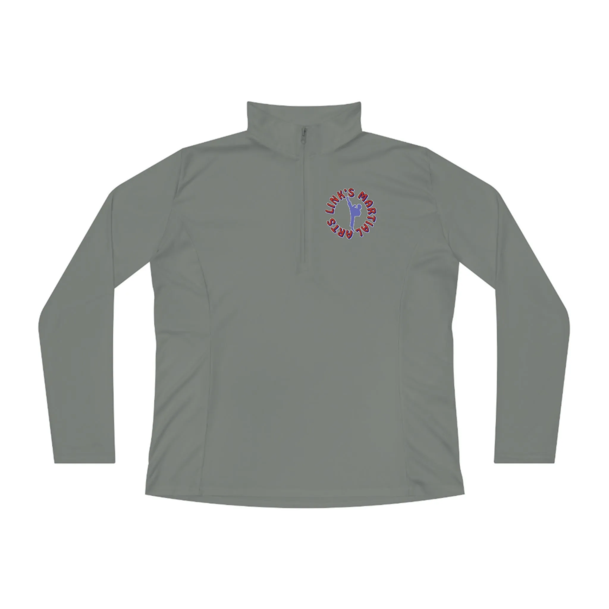 Link's Martial Arts Ladies Quarter-Zip Logo Pullover