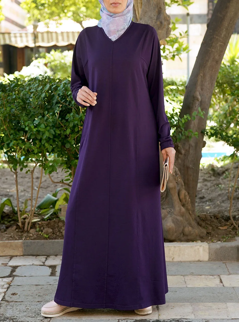 Loose Abaya with Narrowed Sleeves