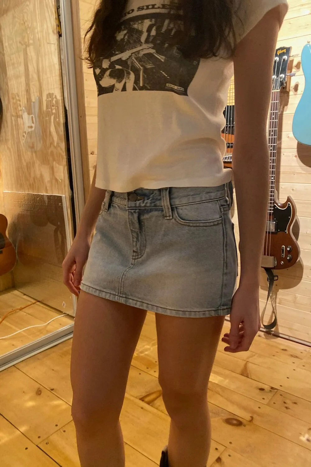 Malia Denim Mini Skirt