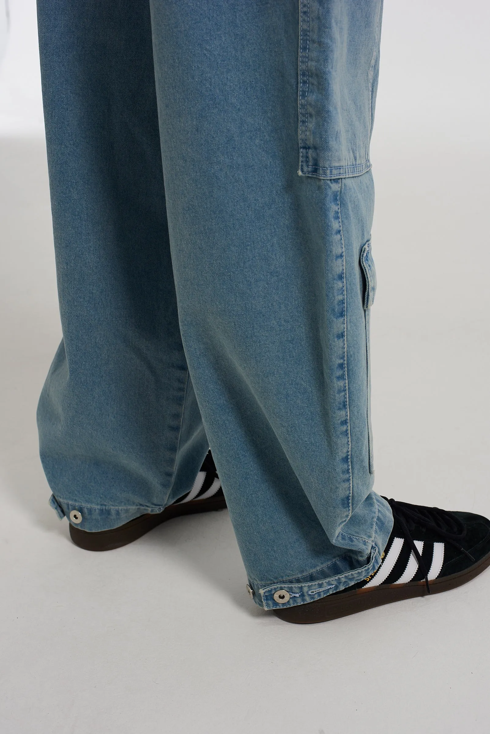 Mens Balloon Jean Light Blue