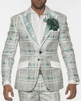 Men's Fashion Suit, Maro Teal - Prom - Suits - Tuxedo