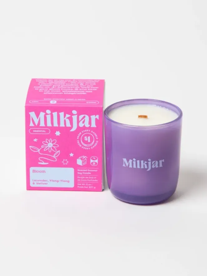 MILK JAR CANDLE CO Essential Oil Candle