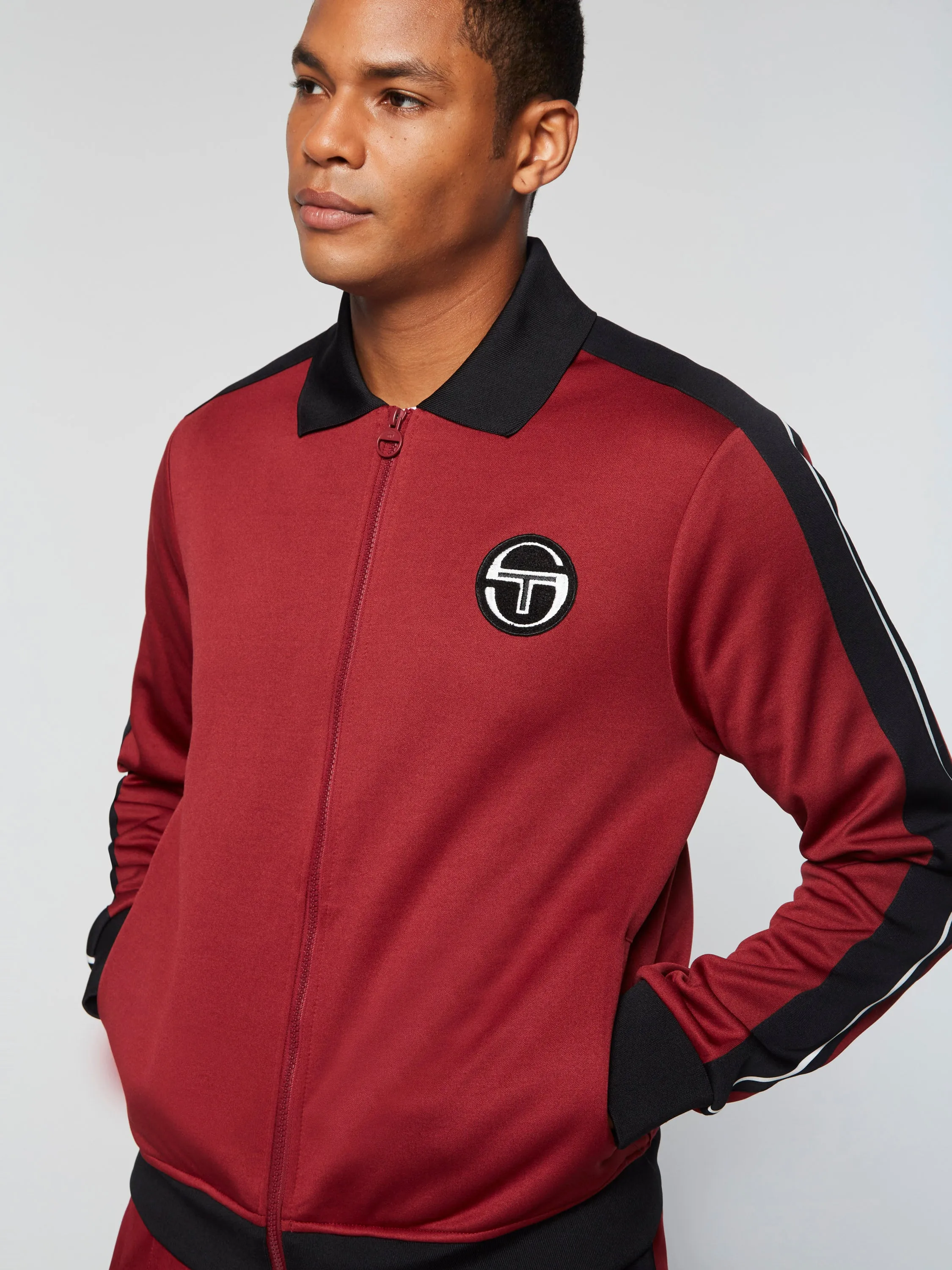 Monte Track Jacket Archivio- Merlot