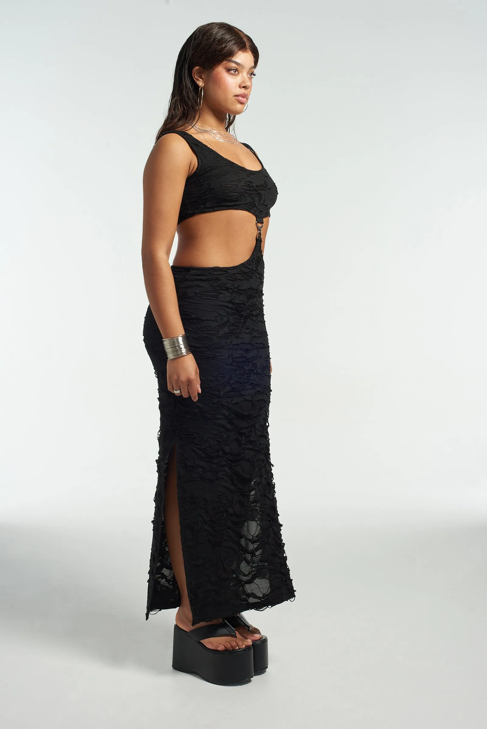 Nightshade Cut Out Maxi Dress