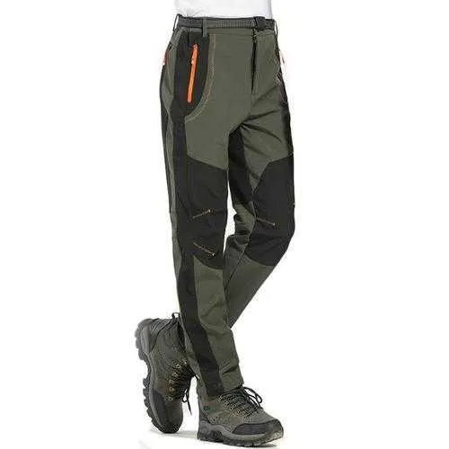 Outdoors Thick Fleece Warm Pants Soft Shell Trousers