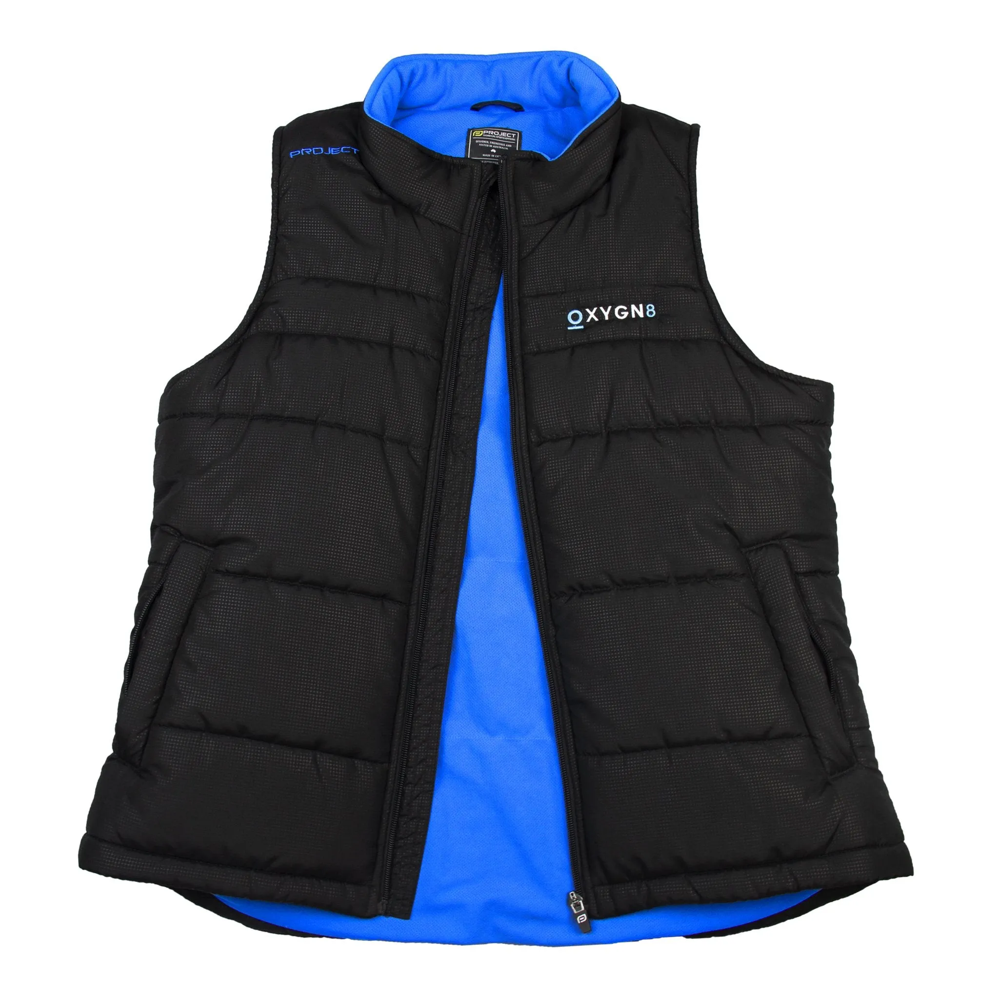 OXYGN8 Women's Puffer Vest - Blue