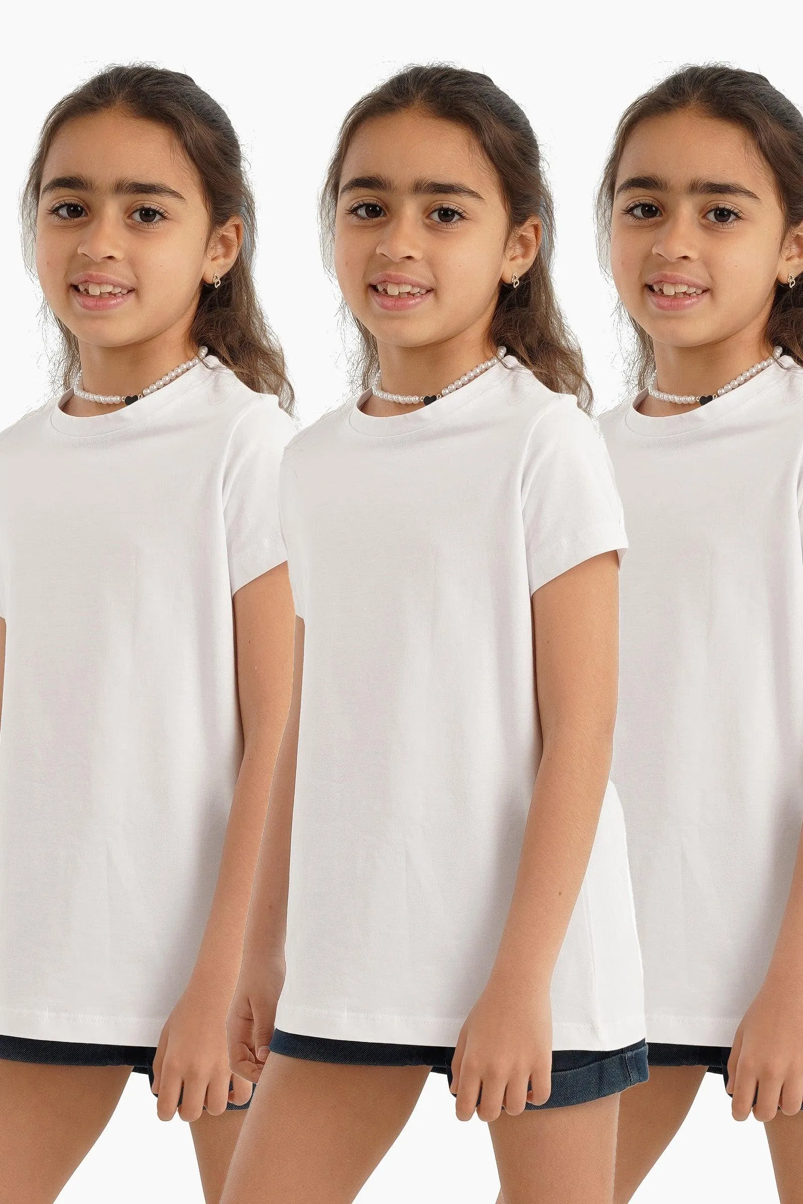 Pack of 3 Girly Short Sleeves Top