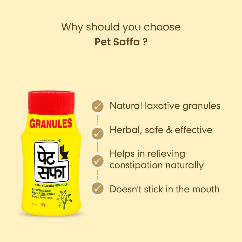 Pet Saffa Combo Pack (Granules 60g, 30 tabs)