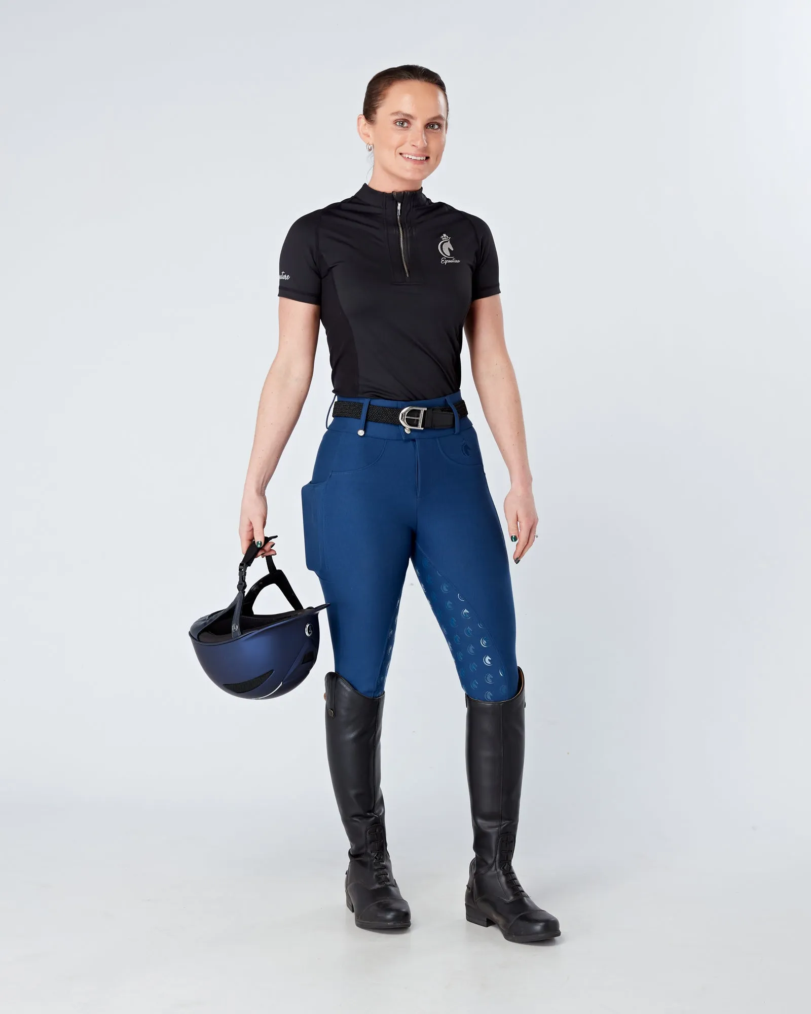 Premium Hybrid Breeches - SUMMER NAVY