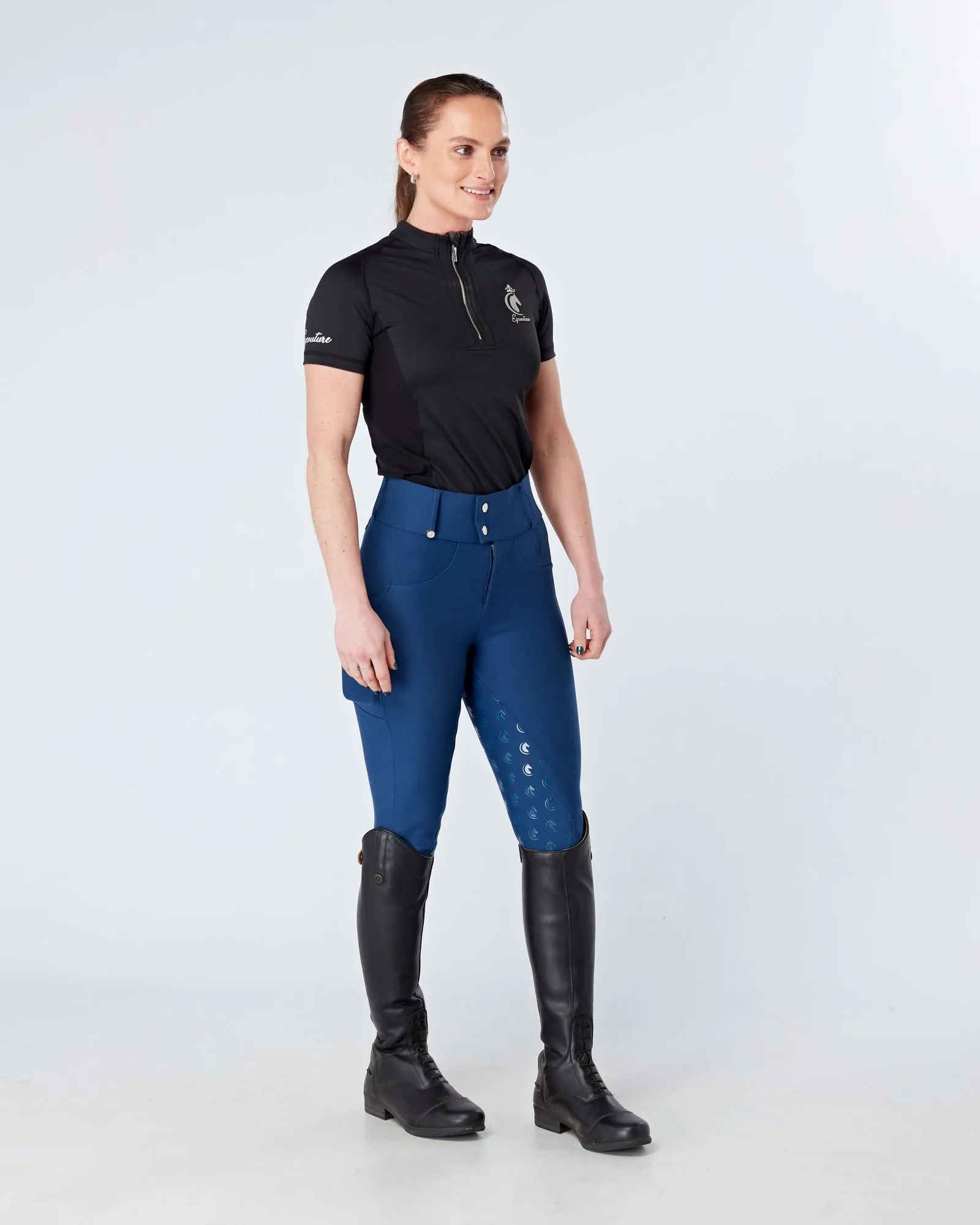 Premium Hybrid Breeches - SUMMER NAVY