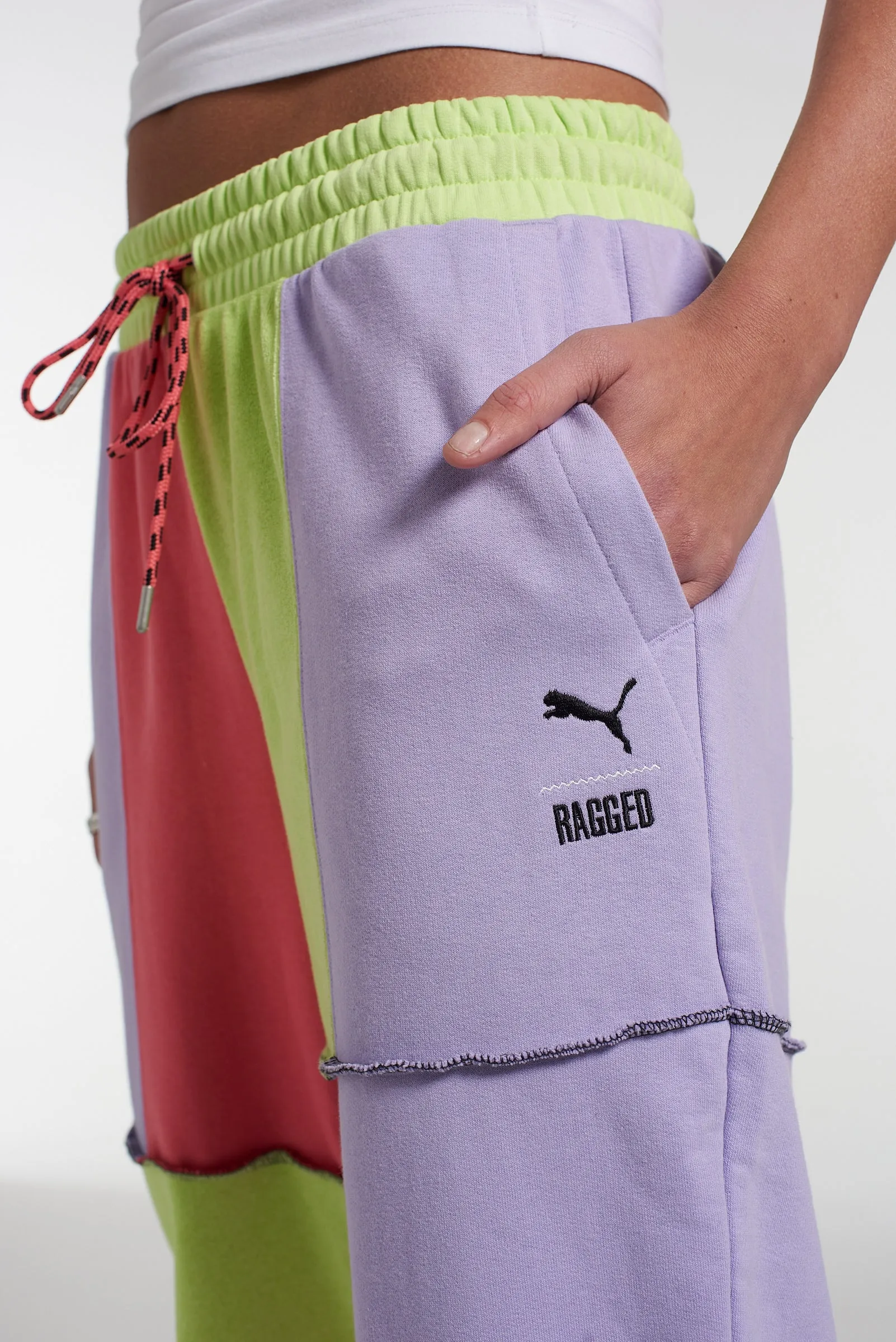 PUMA x The Ragged Priest Colour Block Jersey Sweatpants