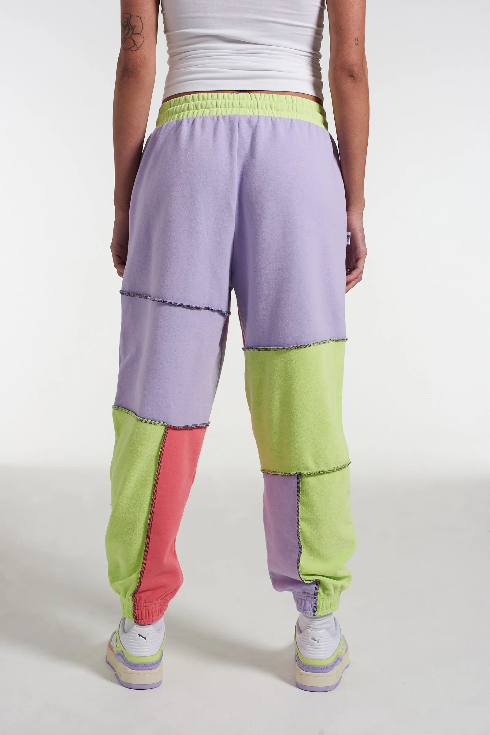 PUMA x The Ragged Priest Colour Block Jersey Sweatpants