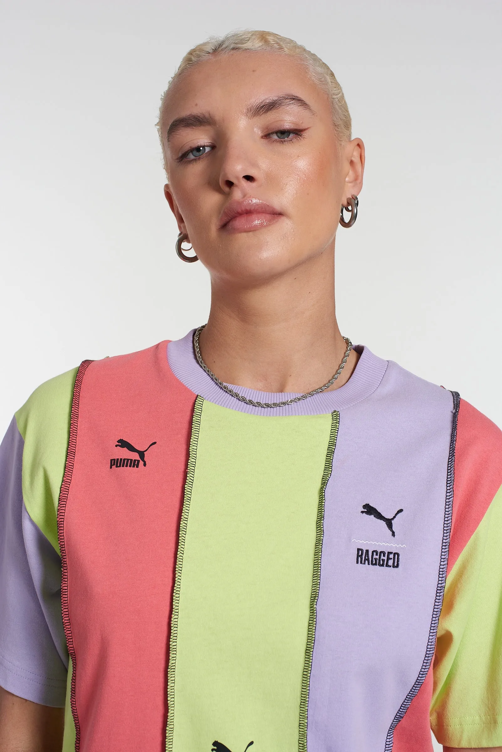 PUMA x The Ragged Priest Colour Block Jersey Top