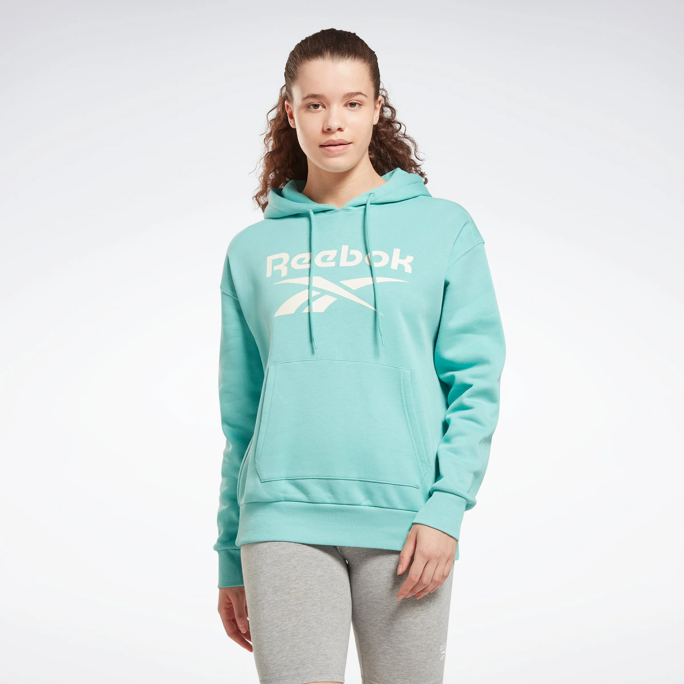 Reebok Apparel Women Reebok Identity Logo Fleece Hoodie Seclte