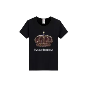 Rhinestone Stylish Crown T-shirt