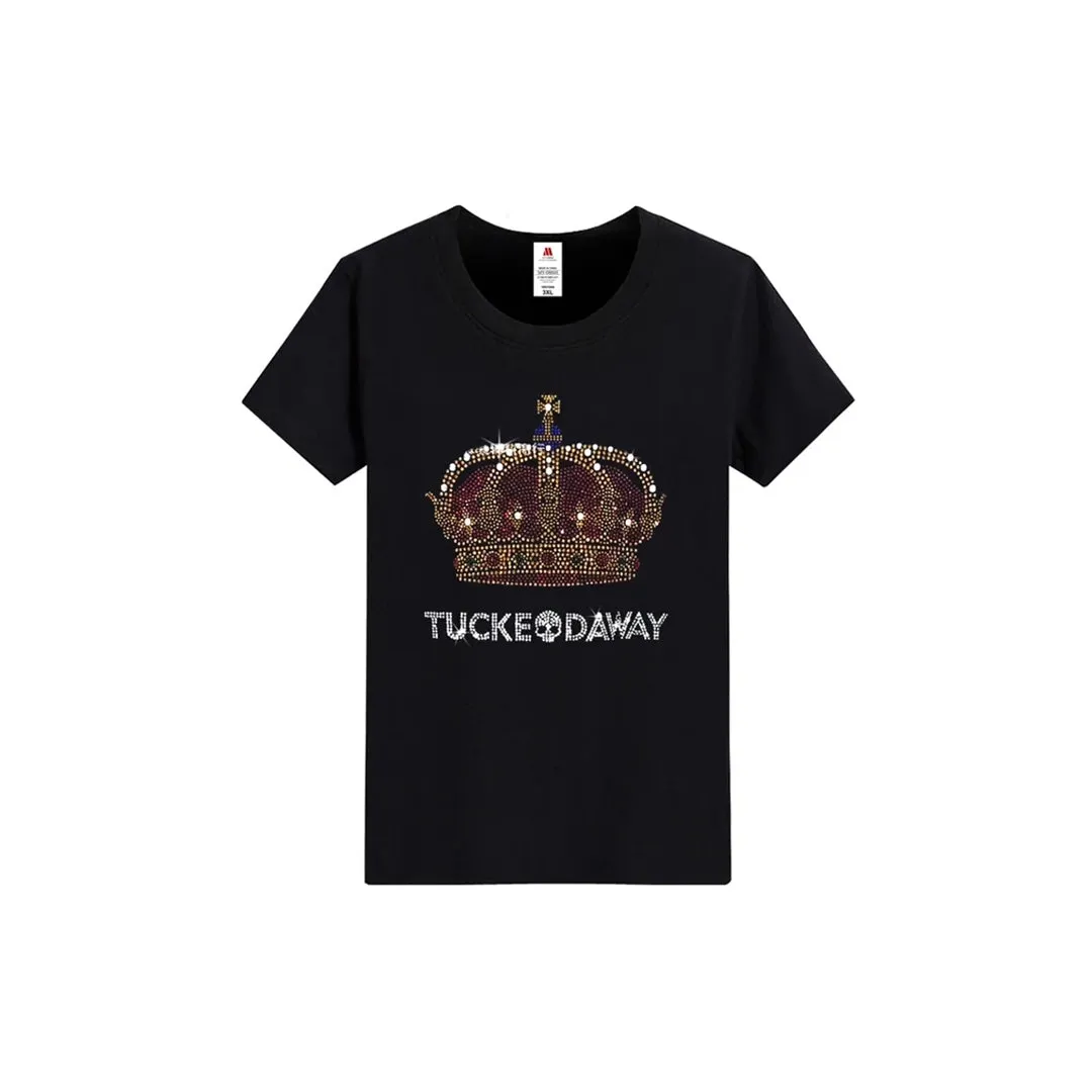 Rhinestone Stylish Crown T-shirt