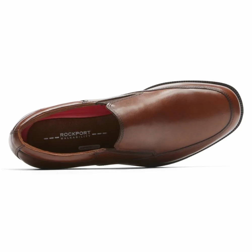 Rockport Men ESSENTIAL DETAILS WP SLIPON TAN/ANTIQUE LEATHER