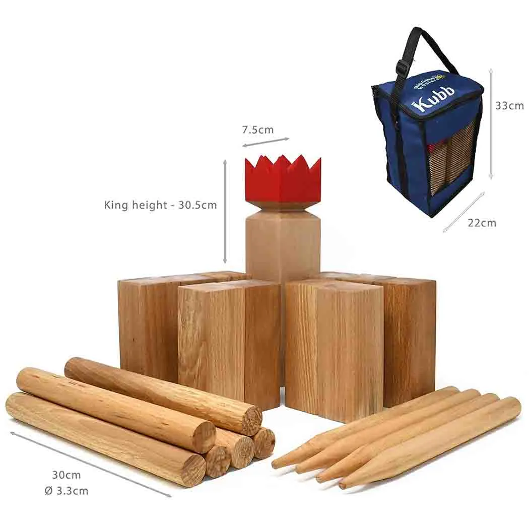 Scandinavian Kubb Game Set - Indoor & Outdoor