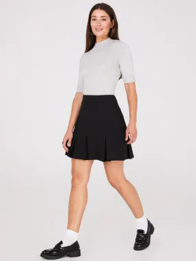 Short Pleated Skirt