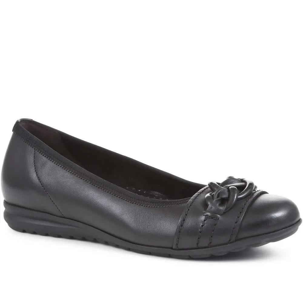 Sigrid Leather Ballet Flats - GAB36541 / 323 035