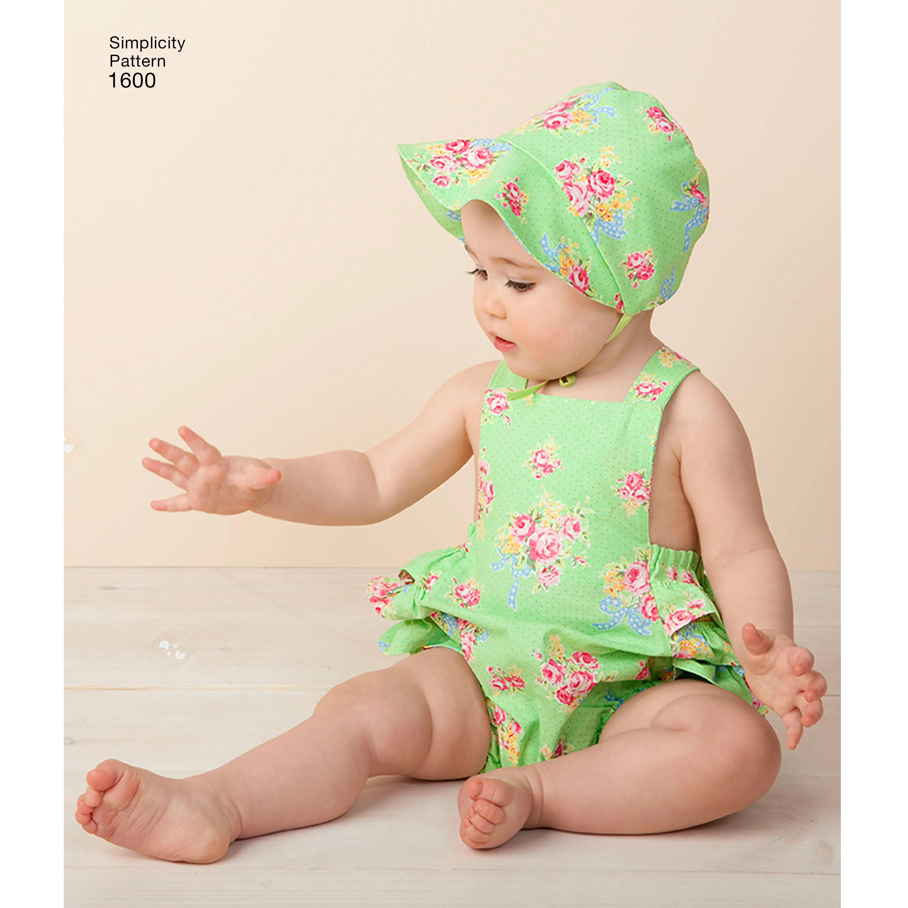 Simplicity Sewing Pattern 1600 Babies' Vintage Romper Set