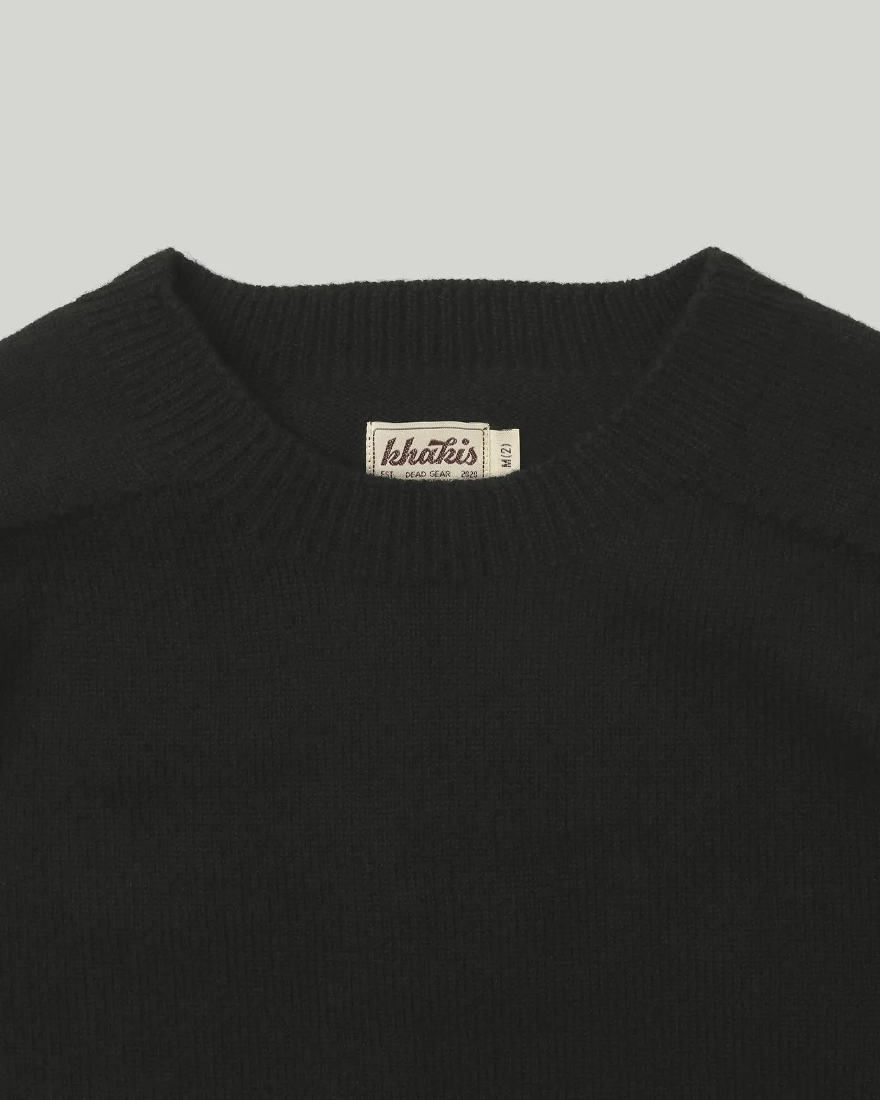 Stock Crewneck Sweater Black