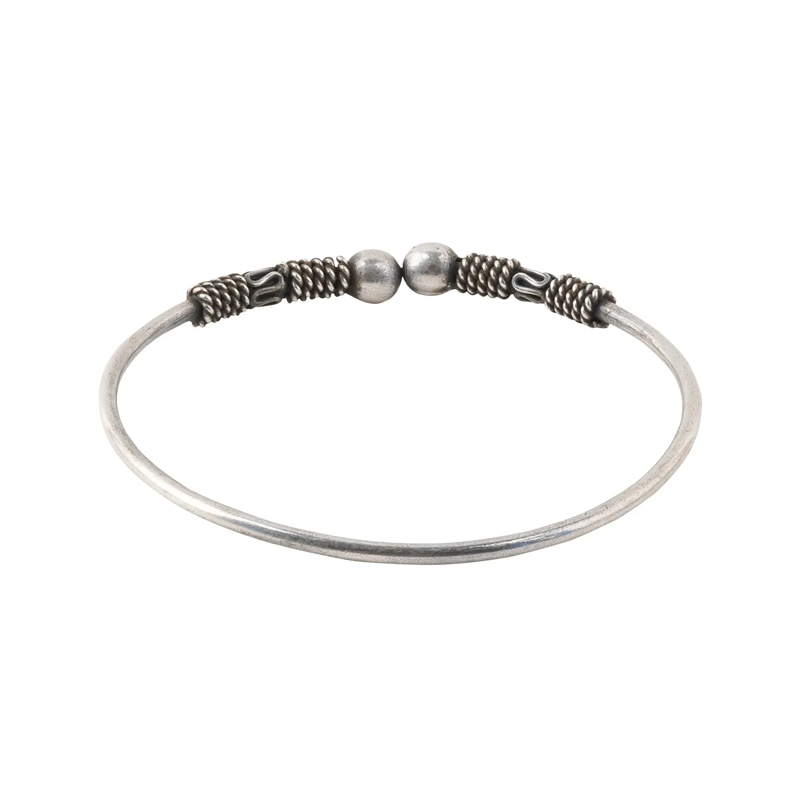 Teejh Gautami Silver Oxidised Bracelet