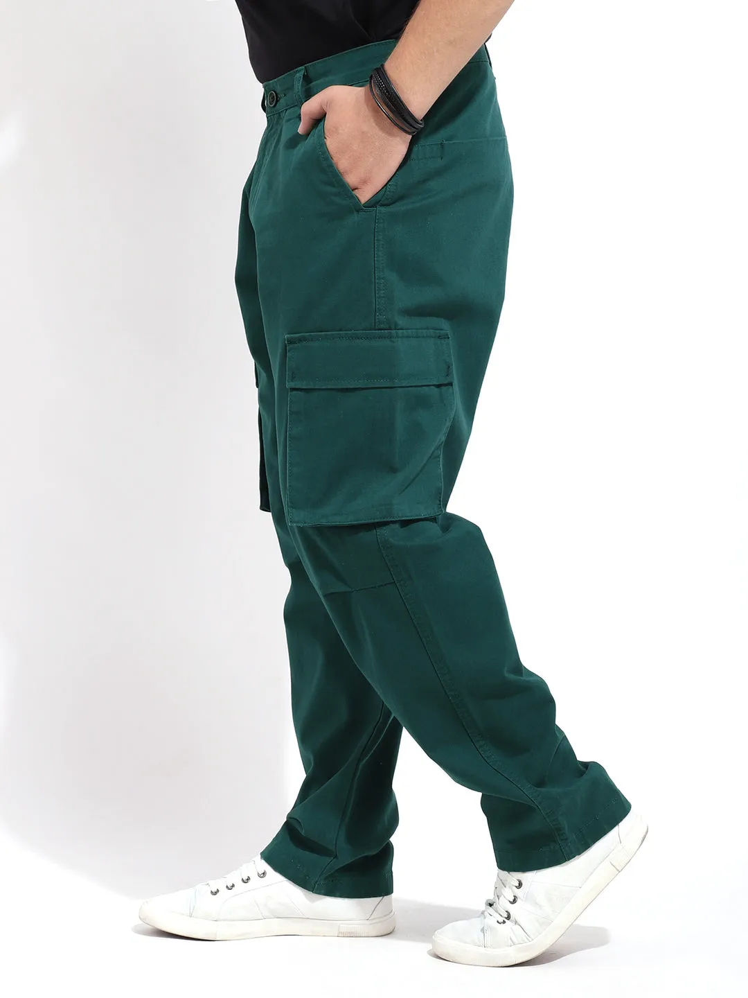 Terminator Royal Green Baggy Fit Cargo