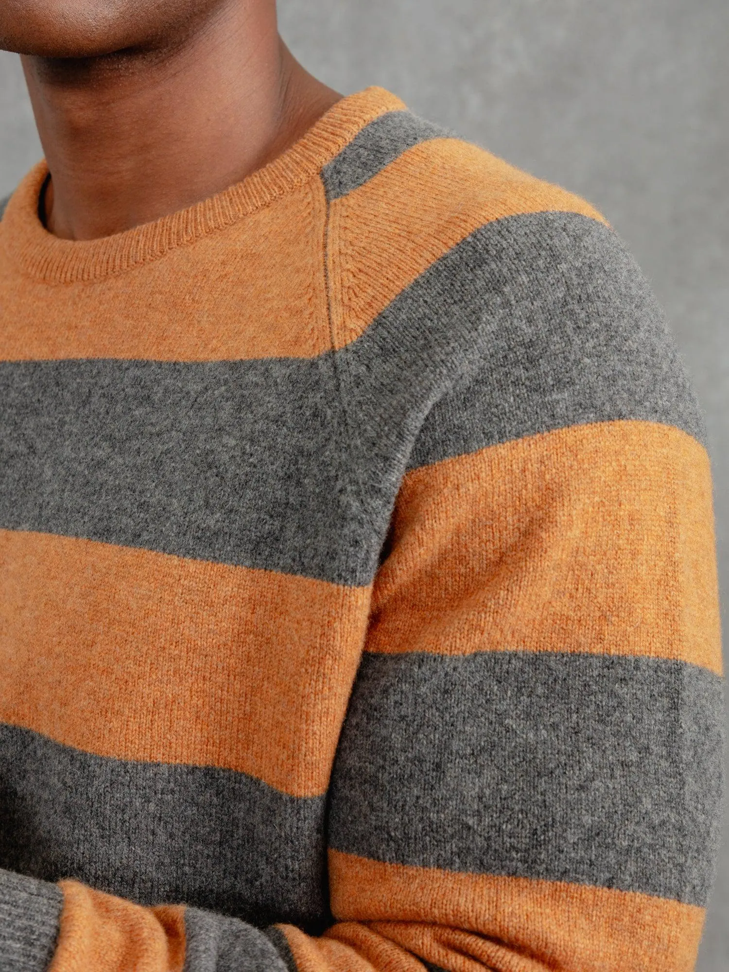 The Merino Wool Striped Sweatshirt