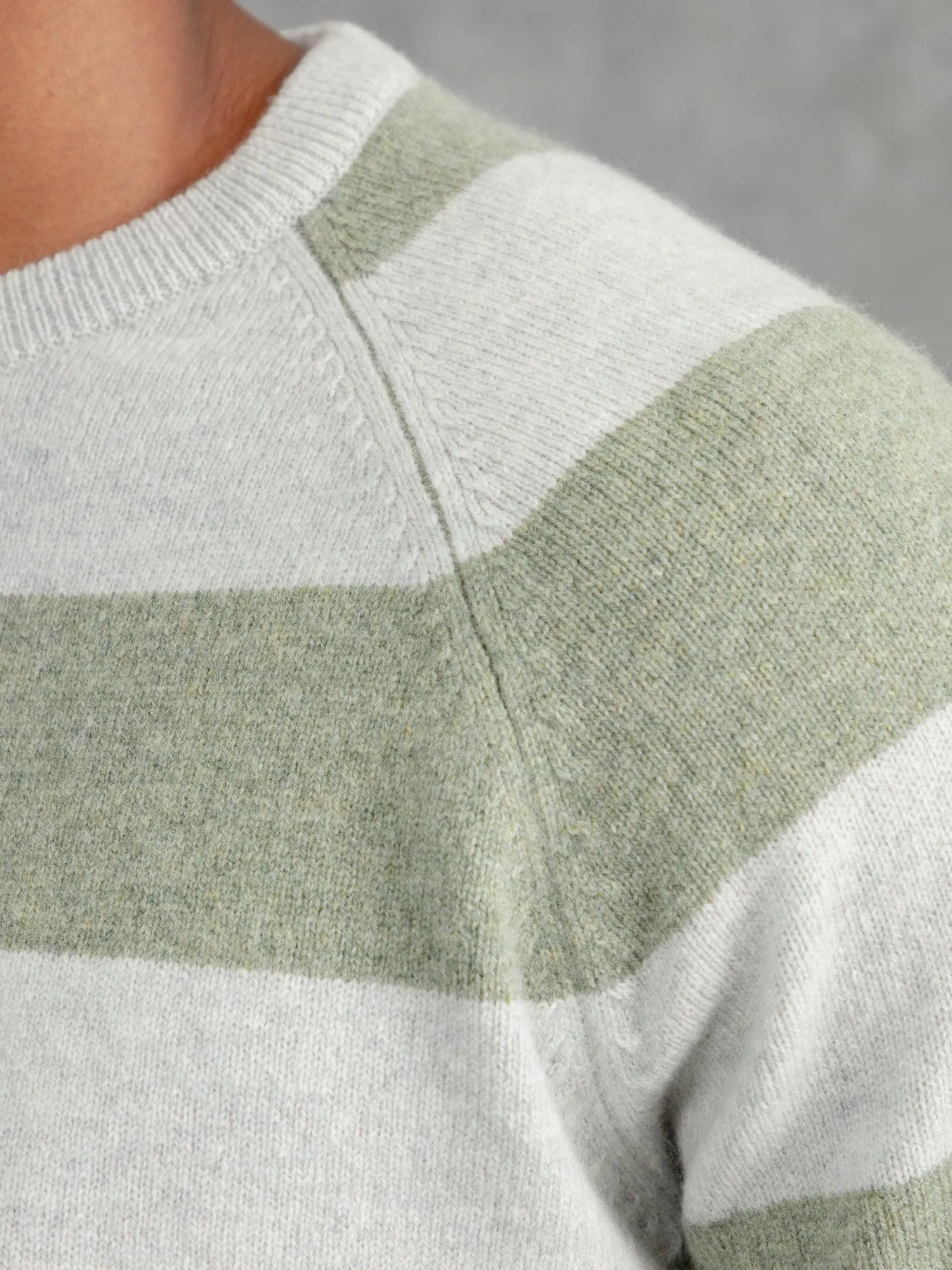 The Merino Wool Striped Sweatshirt